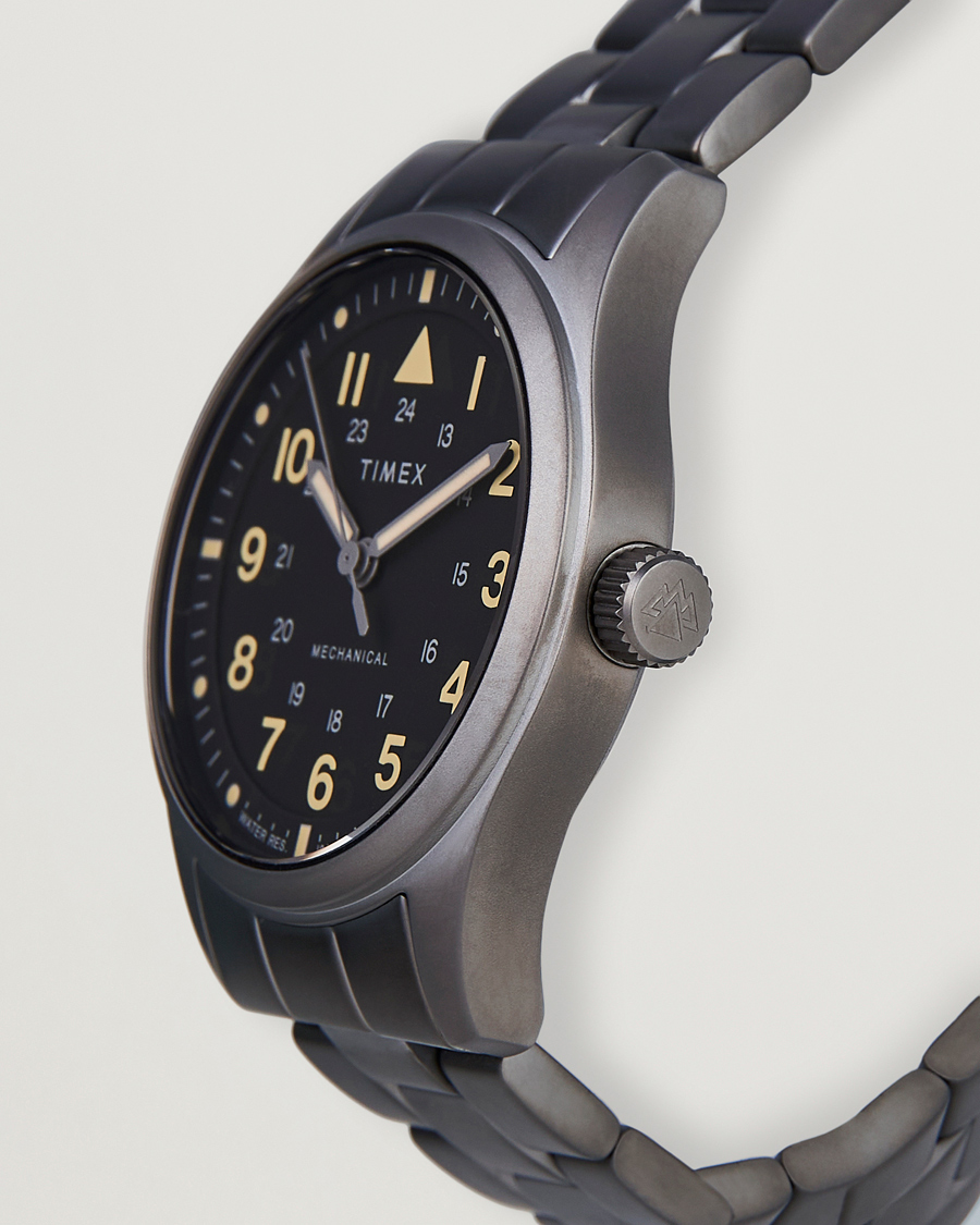 Mies | Teräsranneke | Timex | Field Post Mechanical Watch 38mm Gunmetal Finish