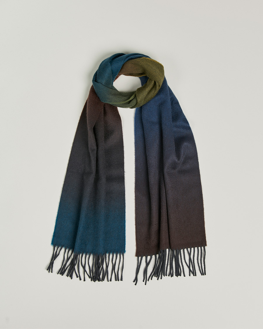 Mies | Begg & Co Nuance Ombre Cashmere Scarf Vermeer | Begg & Co | Nuance Ombre Cashmere Scarf Vermeer
