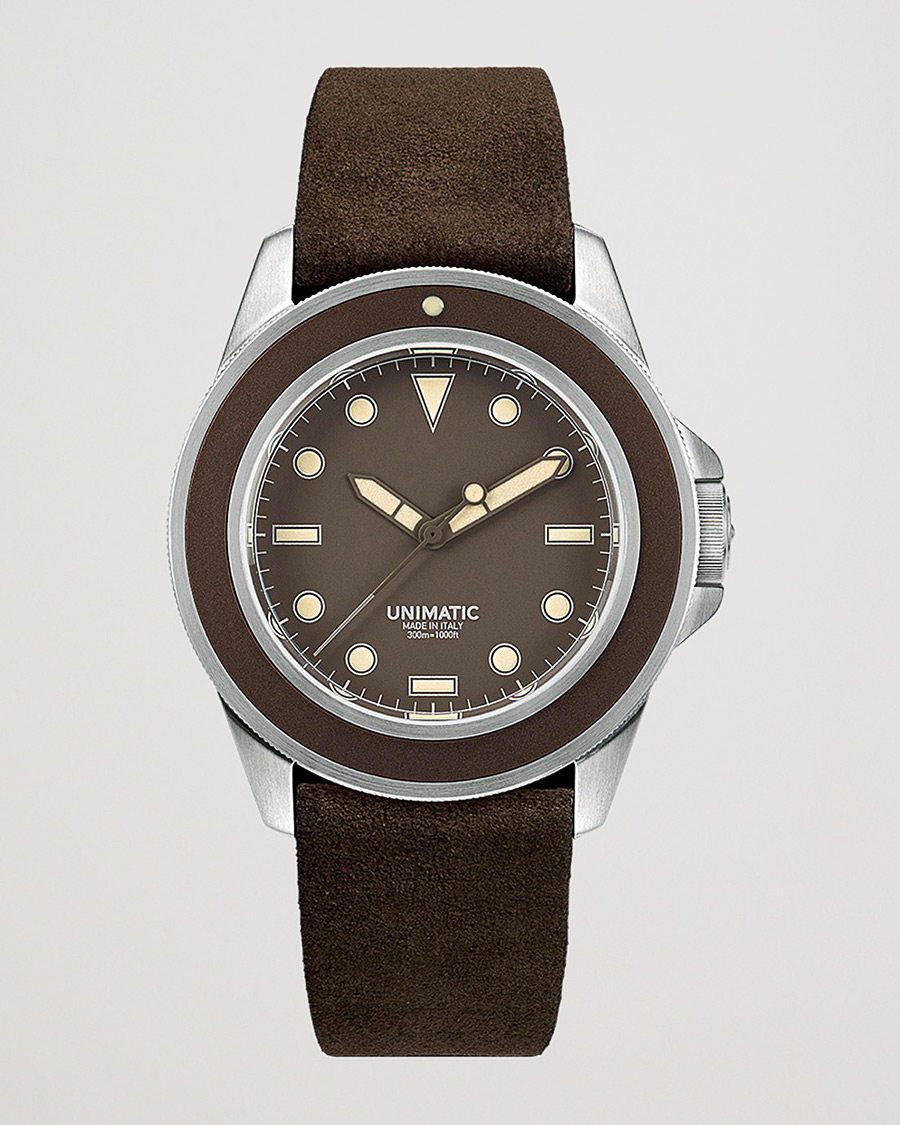 Mies | UNIMATIC Modello Uno Divers Watch Mocha Brown | UNIMATIC | Modello Uno Divers Watch Mocha Brown