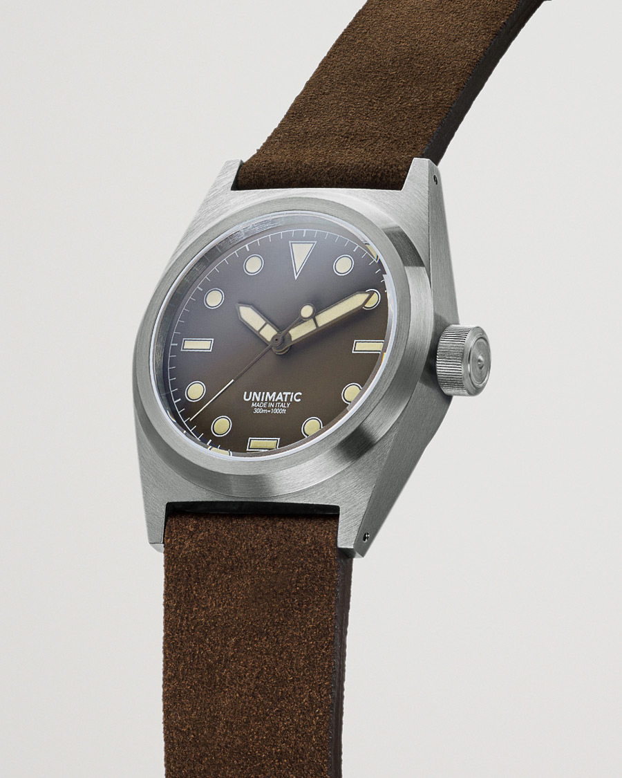 Mies | UNIMATIC Modello Due Field Watch Mocha Brown | UNIMATIC | Modello Due Field Watch Mocha Brown