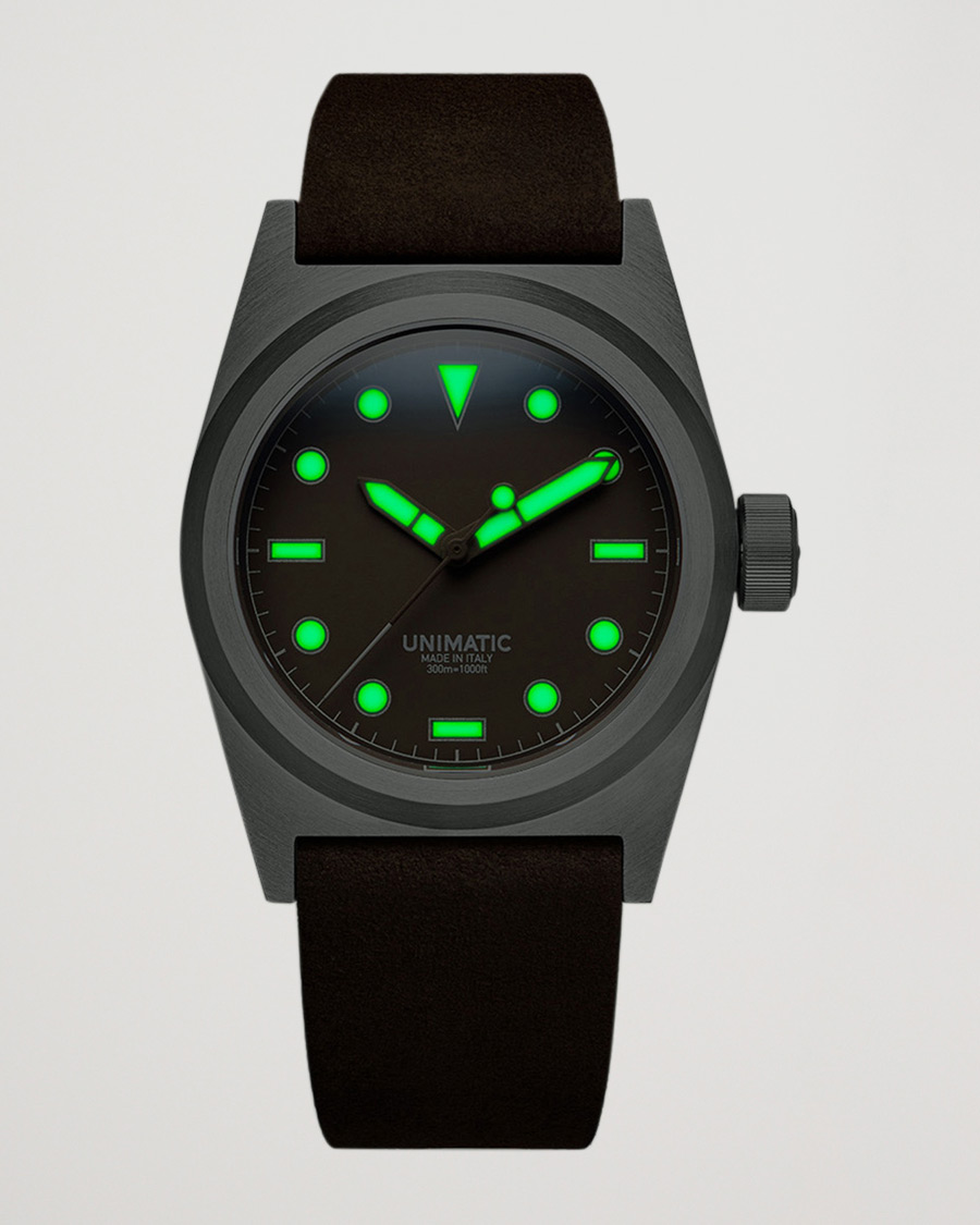 Mies | UNIMATIC Modello Due Field Watch Mocha Brown | UNIMATIC | Modello Due Field Watch Mocha Brown