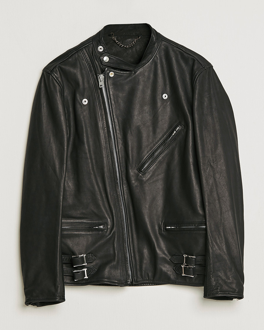 Mies | Takit | Beams F | Riders Leather Jacket Black