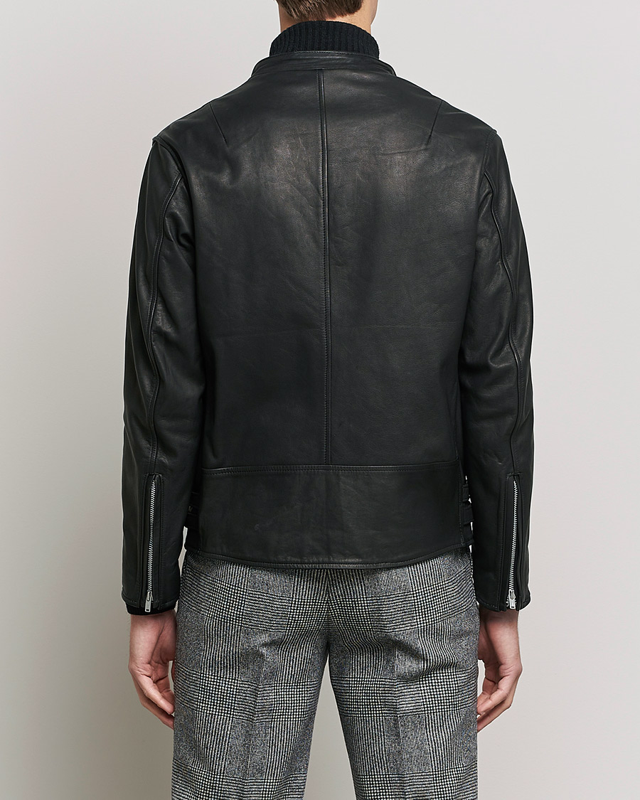 Mies | Takit | Beams F | Riders Leather Jacket Black