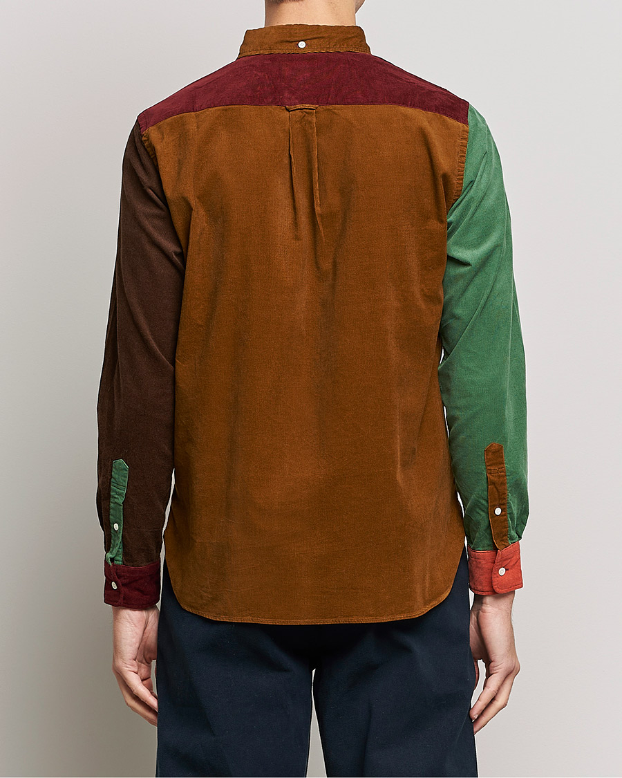 Mies | Kauluspaidat | BEAMS PLUS | Corduroy Panel Button Down Shirt Golden Brown
