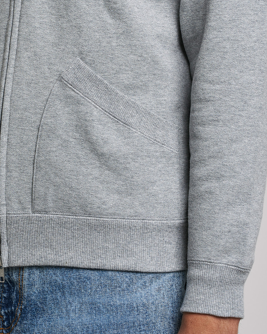 Mies | Puserot | BEAMS PLUS | Sweat Zip Cardigan Light Grey