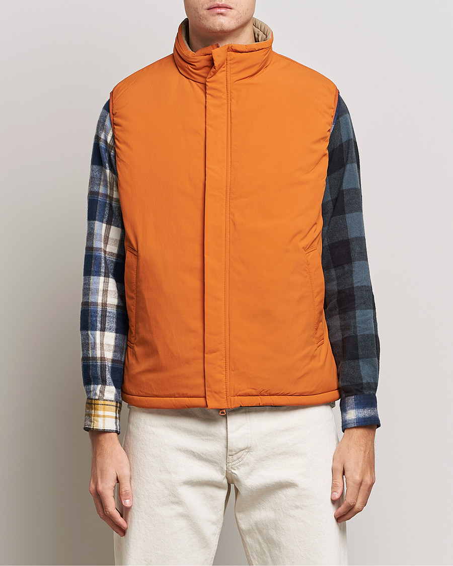 Mies | Japanese Department | BEAMS PLUS | MIL Puffer Vest Orange