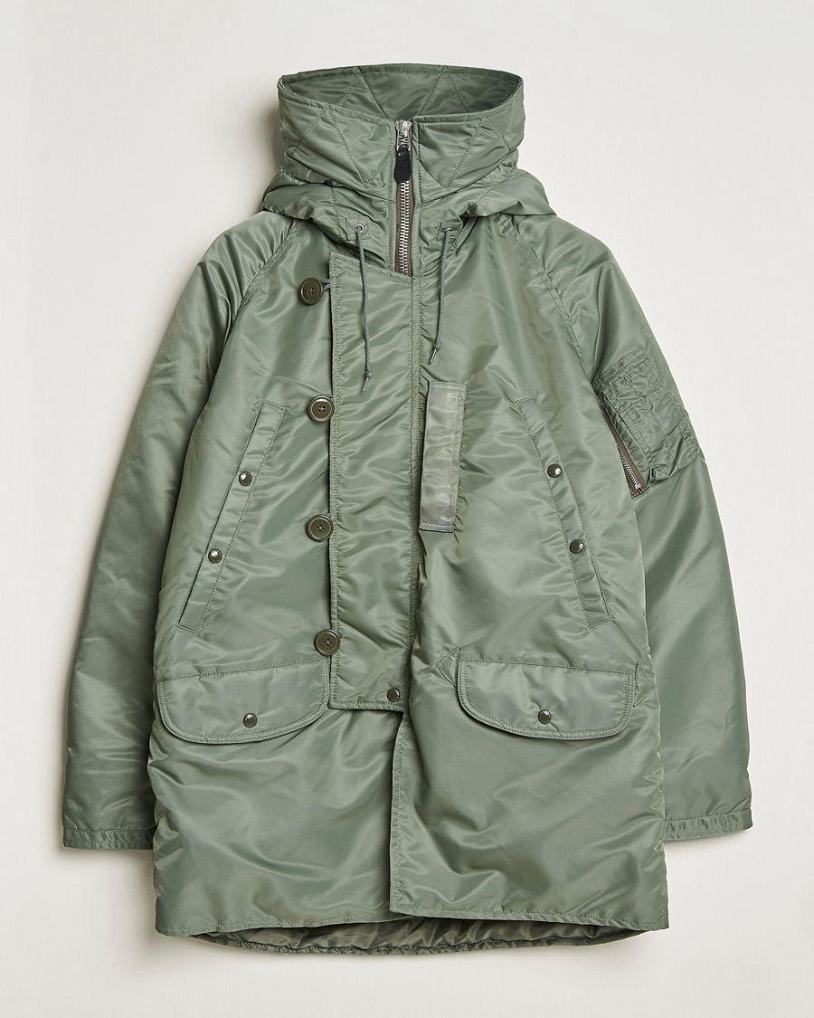 Mies | Takit | BEAMS PLUS | MIL Type N-3B Parka Sage