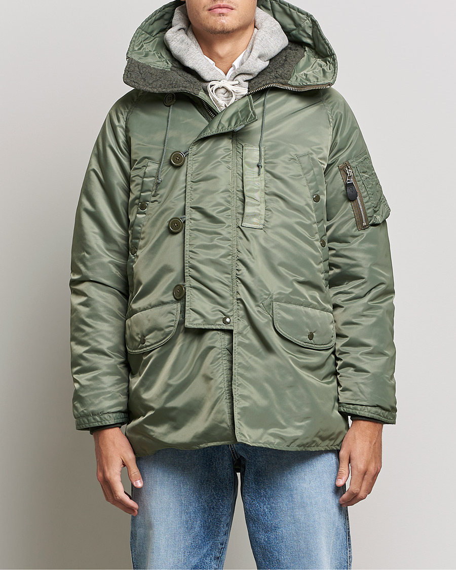 Mies | Takit | BEAMS PLUS | MIL Type N-3B Parka Sage