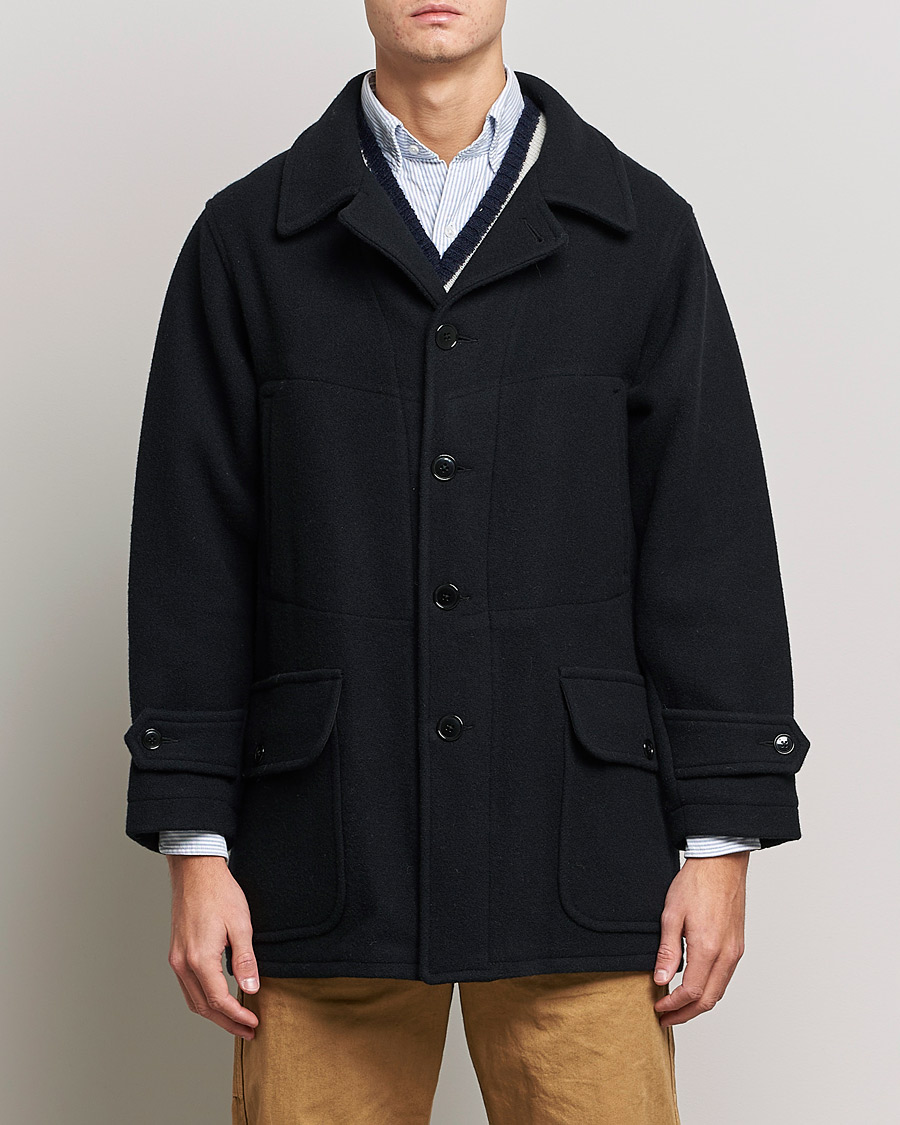 Mies | Takit | BEAMS PLUS | Heavy Melton Hunting Coat Navy