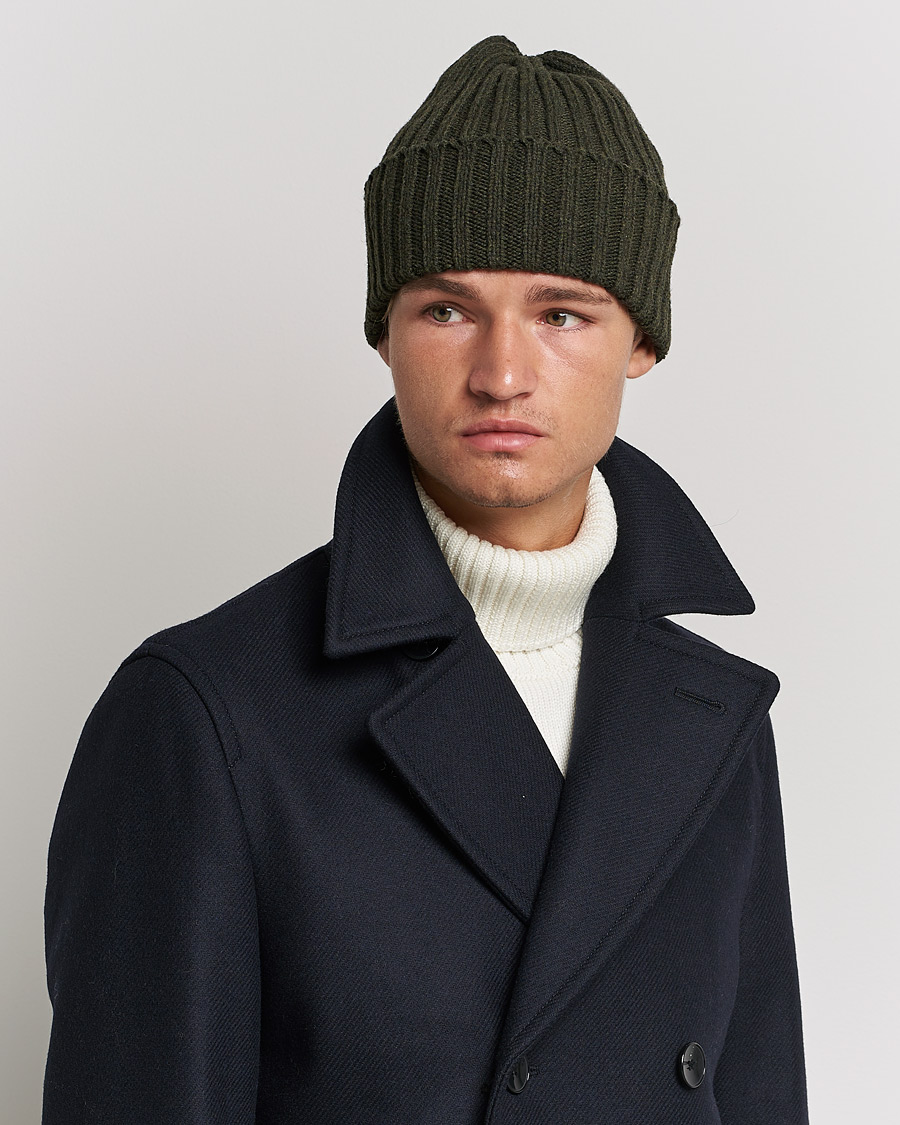 Mies | BEAMS PLUS Wool Watch Cap Olive | BEAMS PLUS | Wool Watch Cap Olive