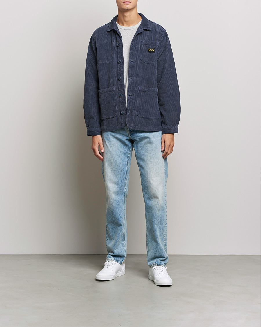 Mies | Takit | Stan Ray | Painters Cord Shirt Jacket Navy