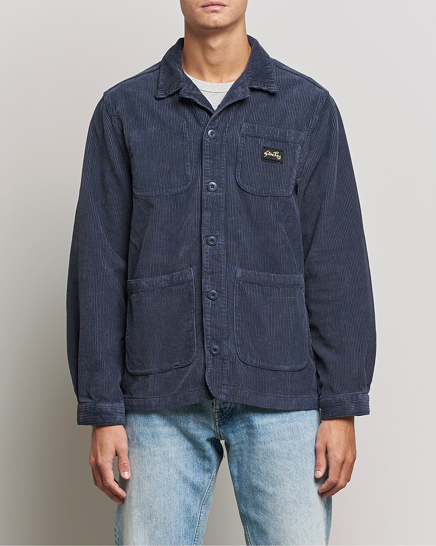 Mies | Takit | Stan Ray | Painters Cord Shirt Jacket Navy