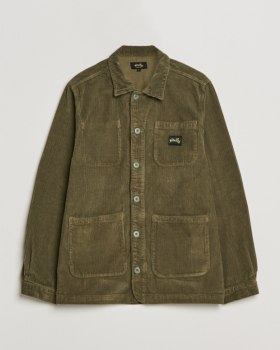 Mies | Takit | Stan Ray | Painters Cord Shirt Jacket Olive
