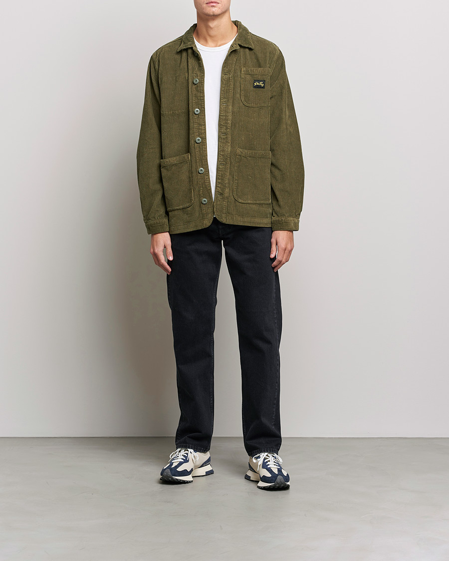 Mies | Takit | Stan Ray | Painters Cord Shirt Jacket Olive