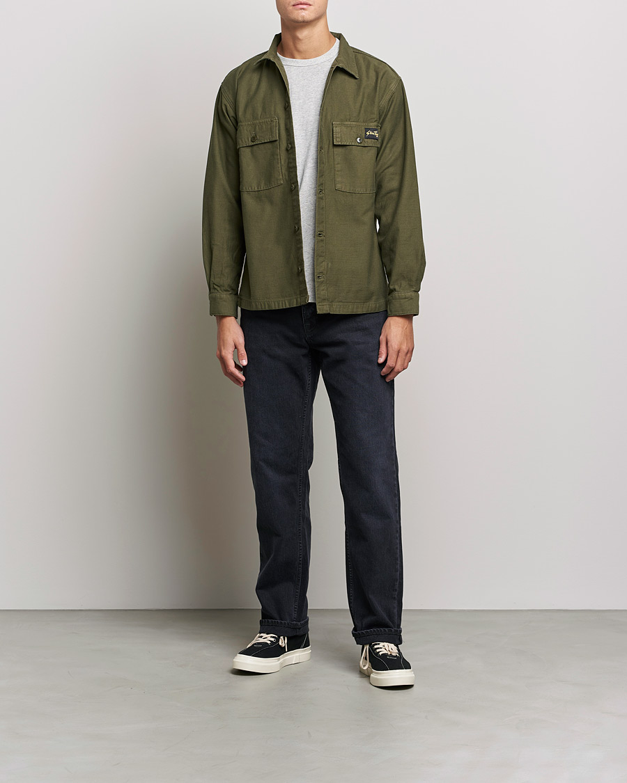 Mies | Kauluspaidat | Stan Ray | CPO Sateen Overshirt Dark Olive