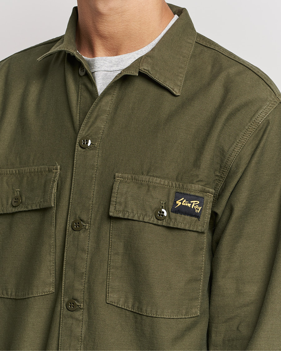 Mies | Kauluspaidat | Stan Ray | CPO Sateen Overshirt Dark Olive