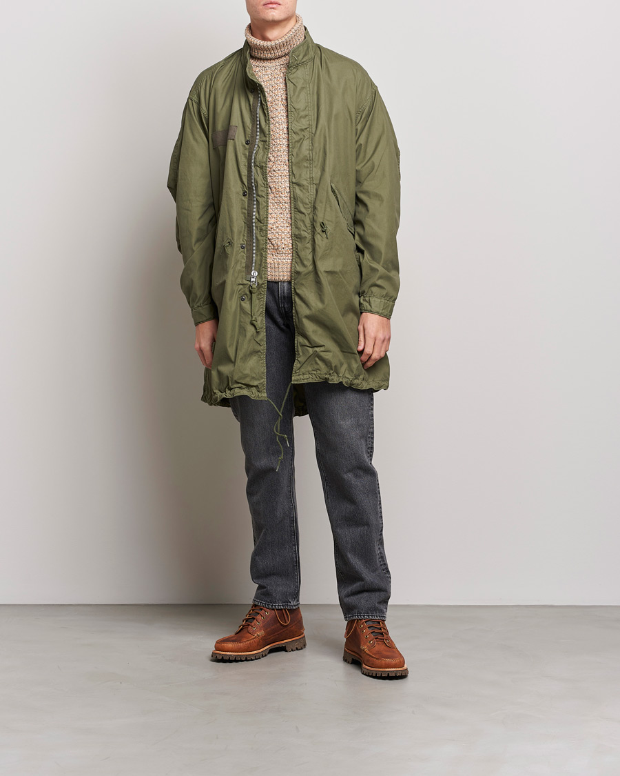 Mies | Farkut | orSlow | Tapered Fit 107 Jeans Black Stone Wash