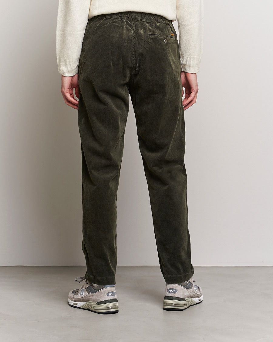 Mies | Housut | orSlow | New Yorker Corduroy Pants Army Green