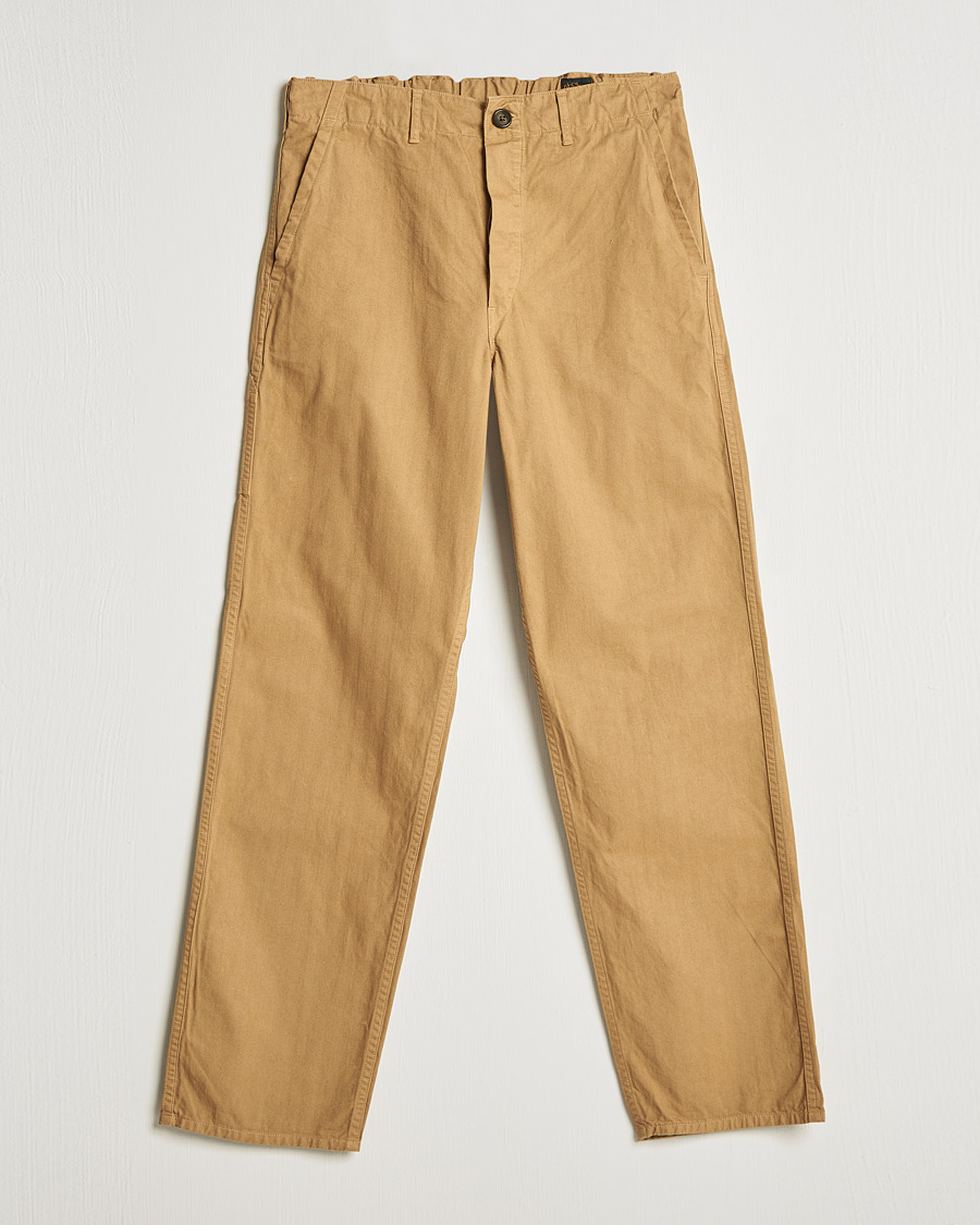 Mies | Housut | orSlow | French Work Pants Khaki
