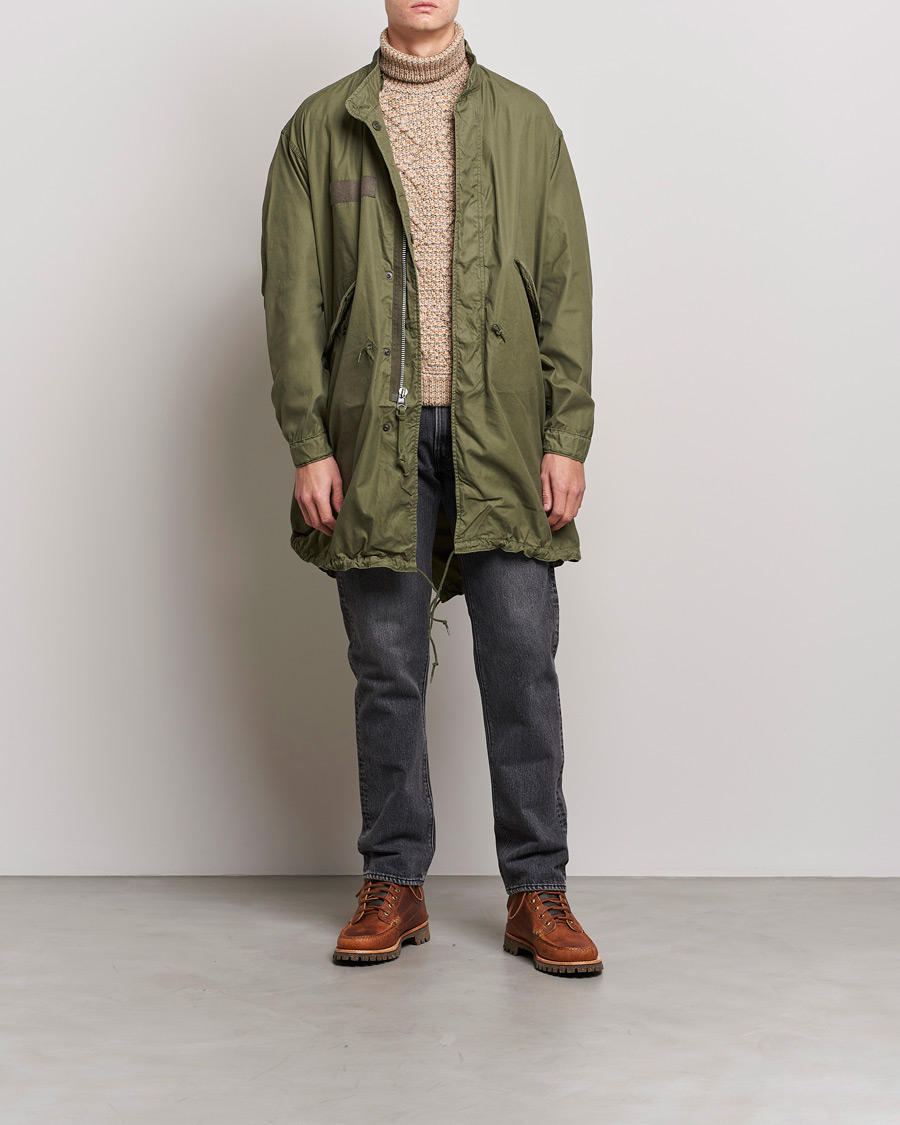 Mies | Takit | orSlow | M-65 Fishtail Coat Army Green