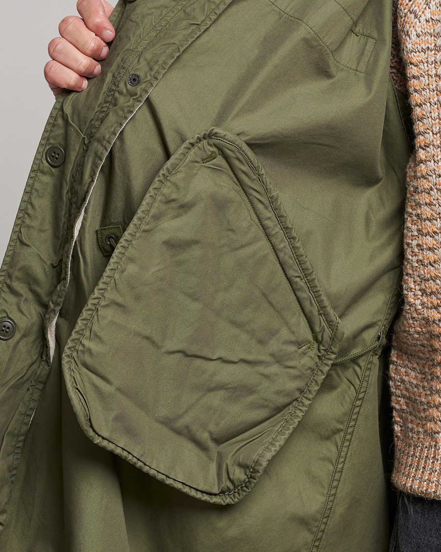Mies | Takit | orSlow | M-65 Fishtail Coat Army Green