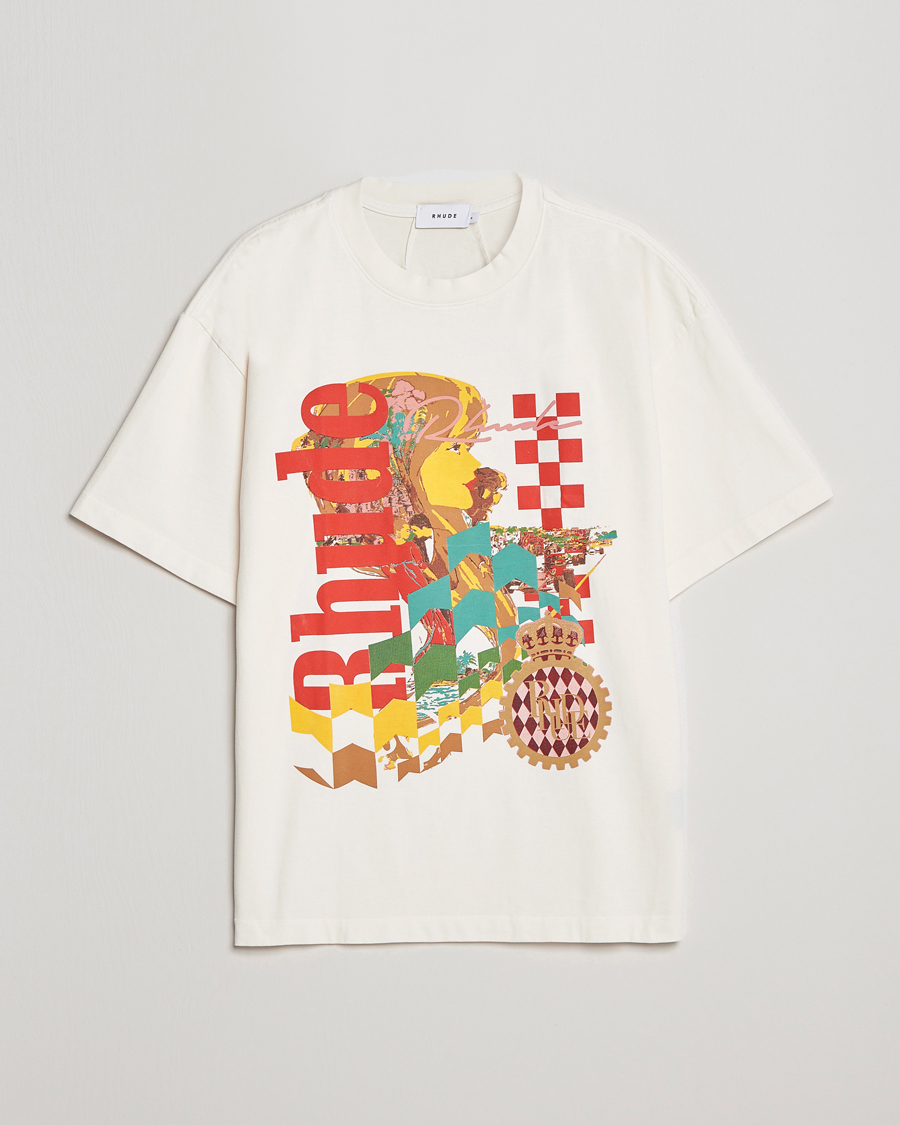 Mies | T-paidat | Rhude | Joyride T-Shirt White
