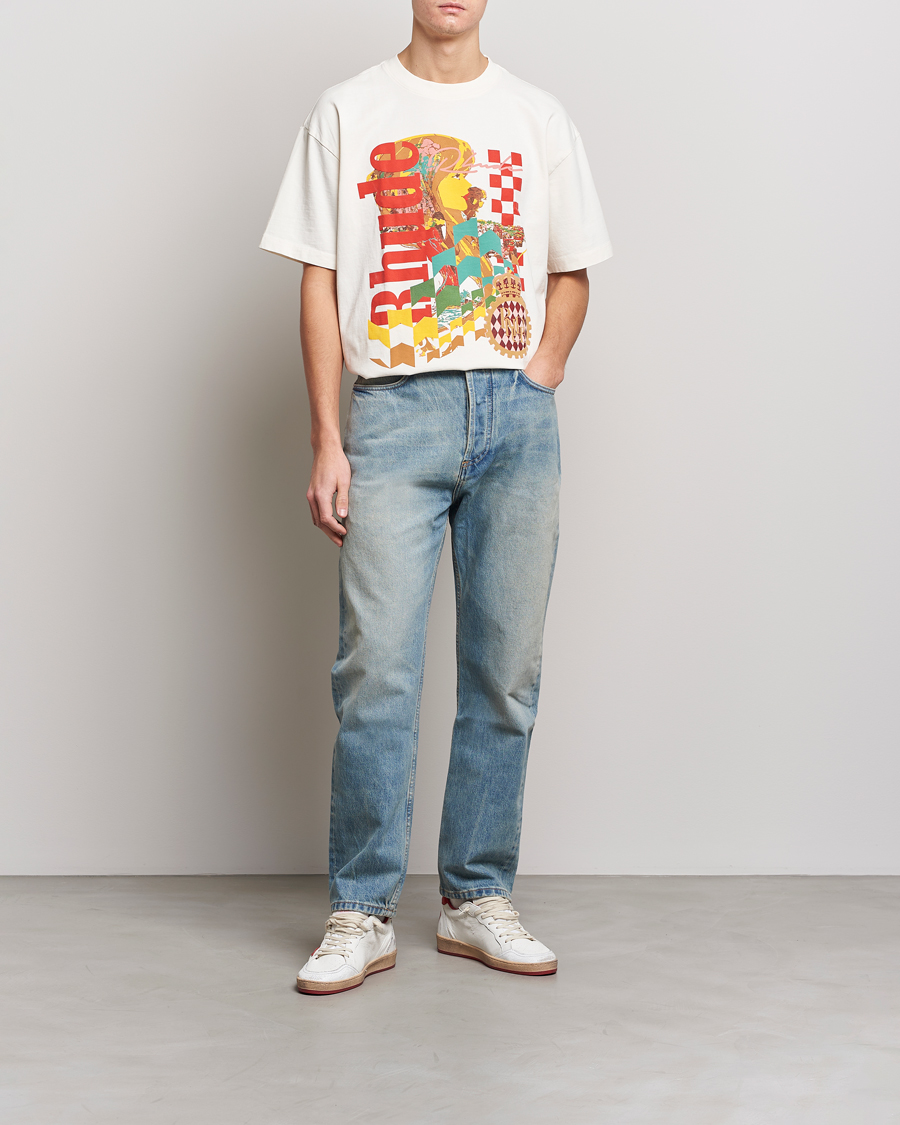 Mies | T-paidat | Rhude | Joyride T-Shirt White