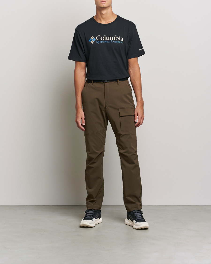 Mies | American Heritage | Columbia | Basic Logo Short Sleeve T-Shirt Black