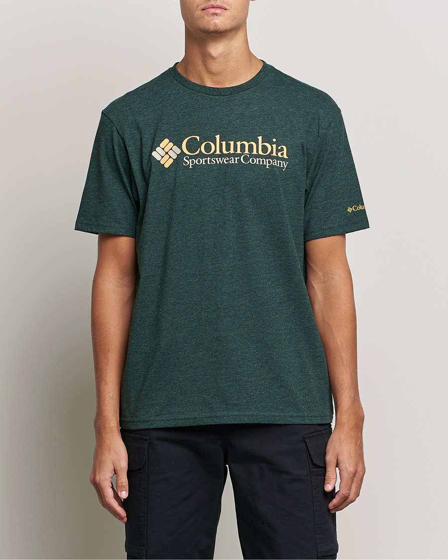 Mies | T-paidat | Columbia | Basic Logo Short Sleeve T-Shirt Spruce Heather