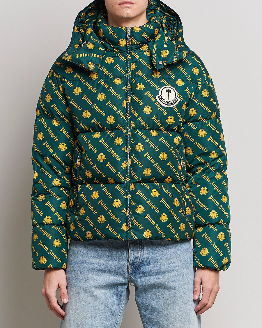 Mies | Luxury Brands | Moncler Genius | 8 Palm Angels Thompson Down Jacket Green