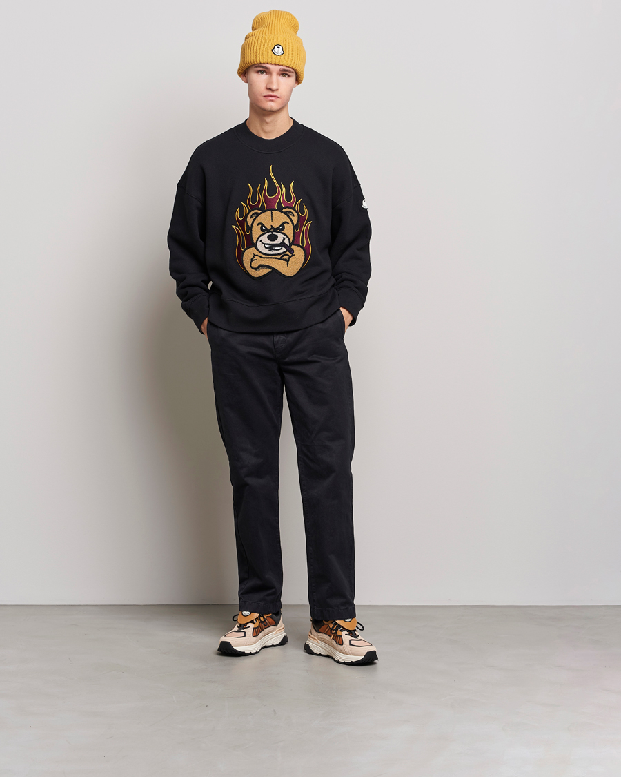 Mies | Luxury Brands | Moncler Genius | 8 Palm Angels Bear Motif Sweatshirt Black