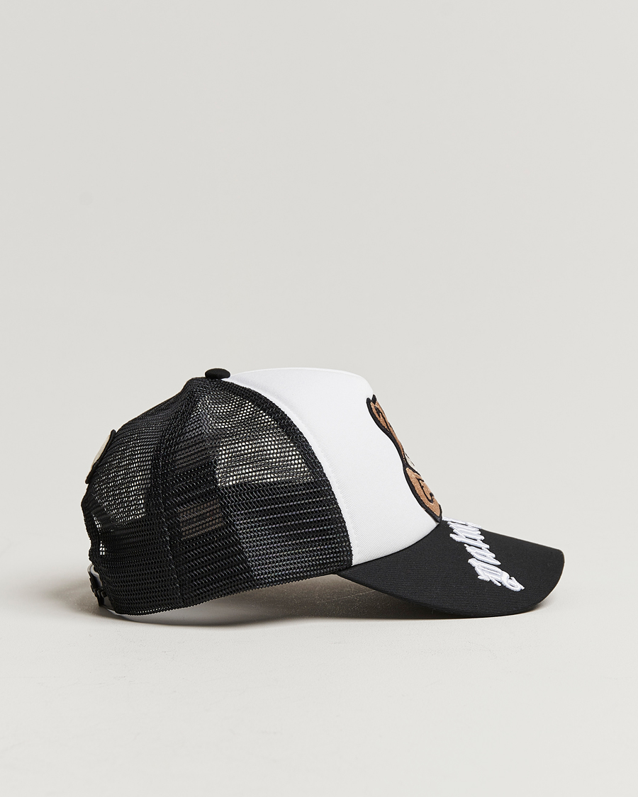 Mies | 8 Moncler Genius Palm Angels Bear Motif Baseball Cap White/Black | Moncler Genius | 8 Palm Angels Bear Motif Baseball Cap White/Black
