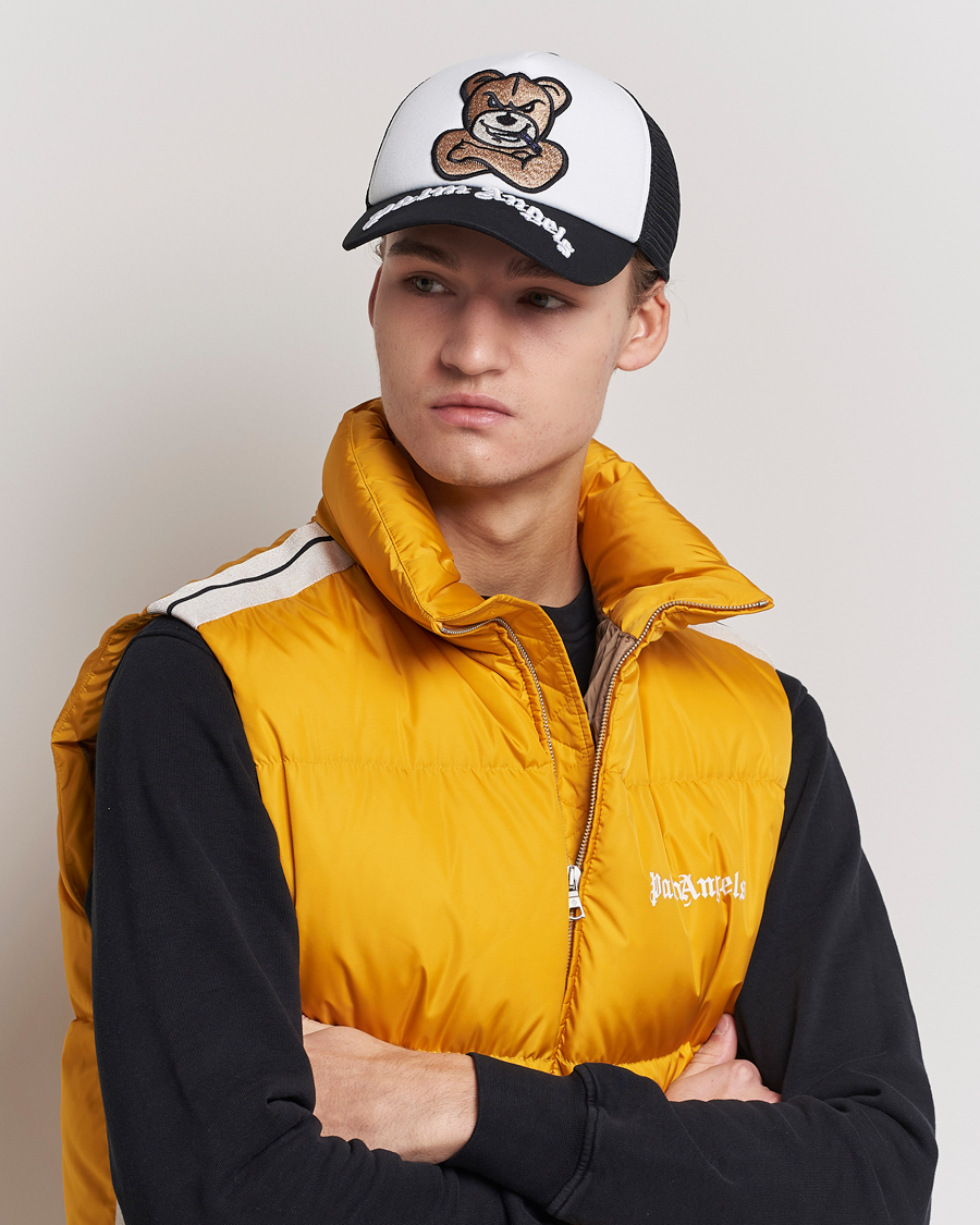 Mies | 8 Moncler Genius Palm Angels Bear Motif Baseball Cap White/Black | Moncler Genius | 8 Palm Angels Bear Motif Baseball Cap White/Black