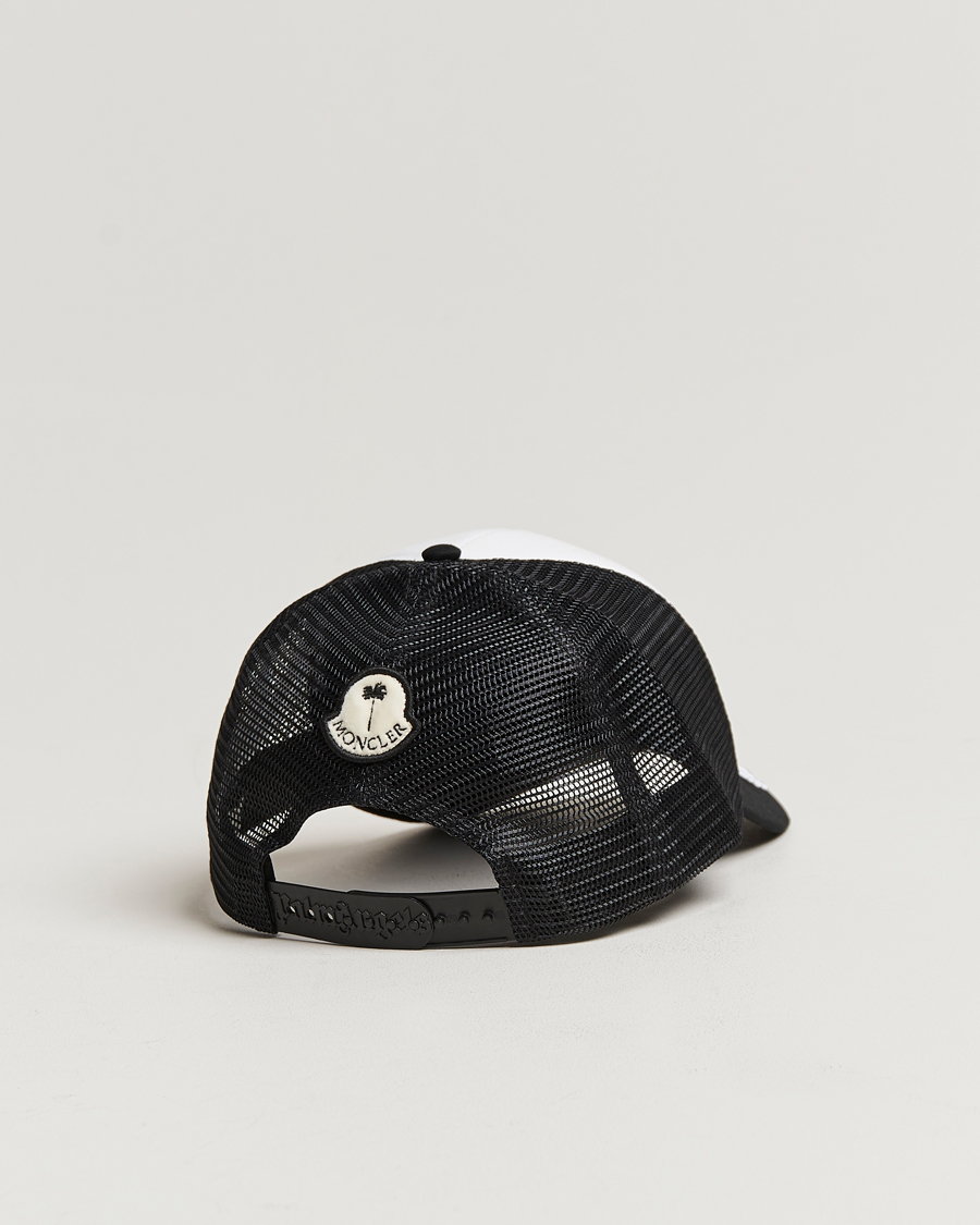 Mies | 8 Moncler Genius Palm Angels Bear Motif Baseball Cap White/Black | Moncler Genius | 8 Palm Angels Bear Motif Baseball Cap White/Black