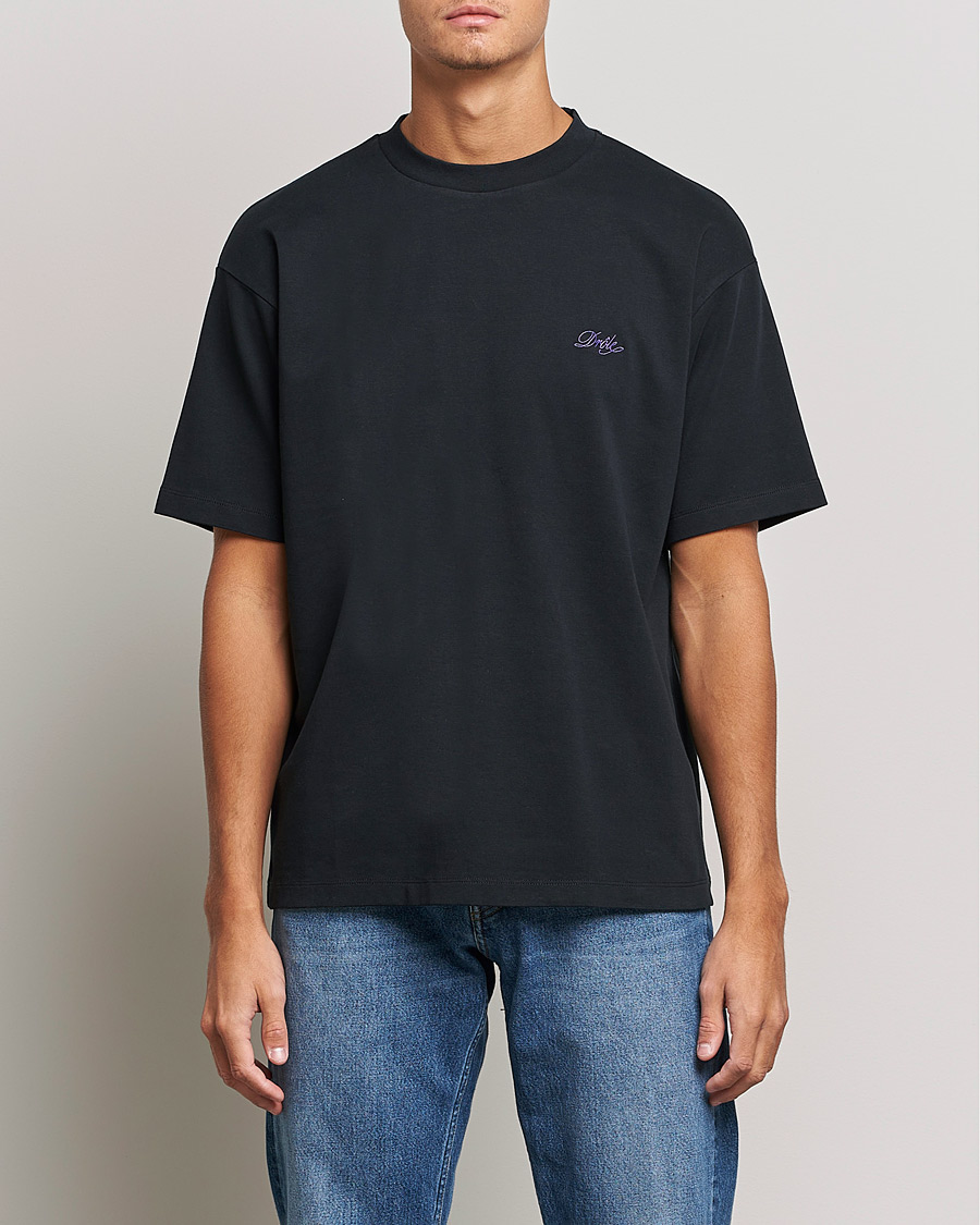 Mies | T-paidat | Drôle de Monsieur | Signature T-Shirt Black
