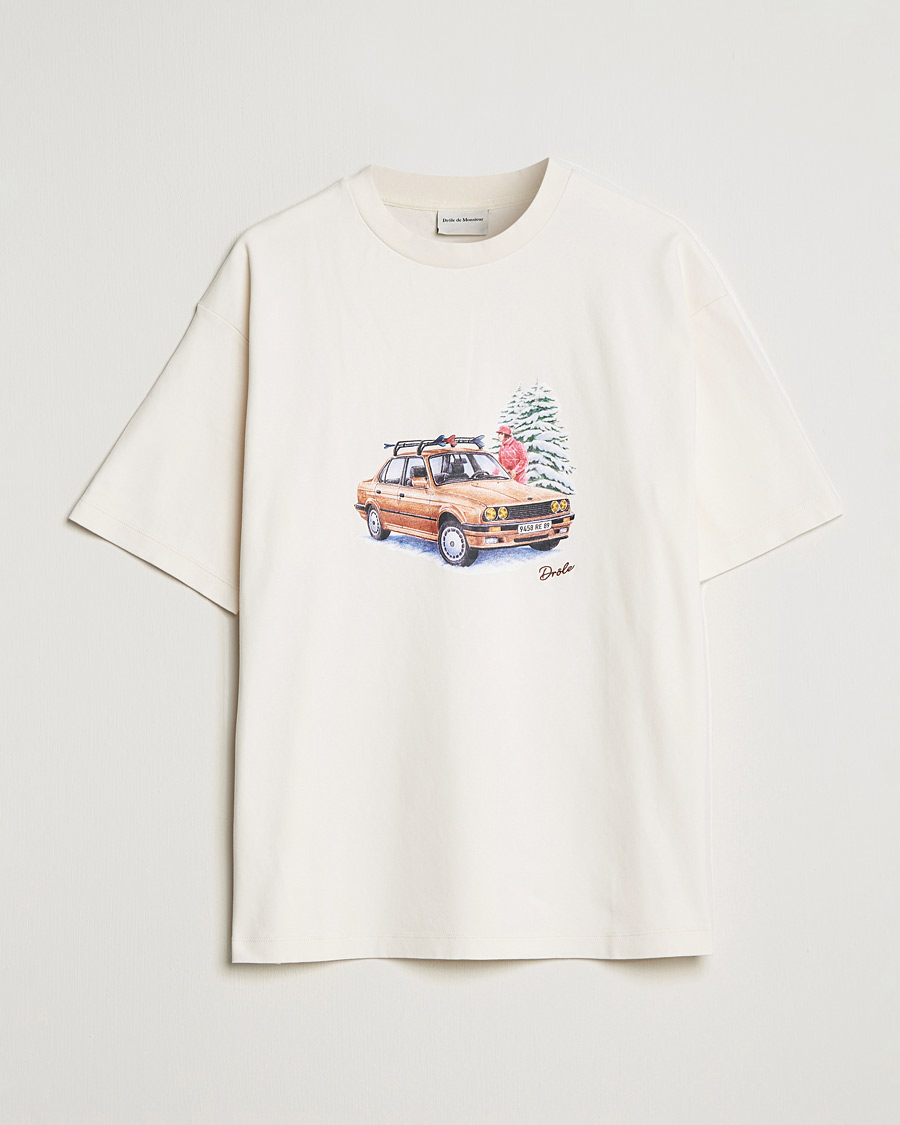 Mies | T-paidat | Drôle de Monsieur | Departe Ski T-Shirt Cream