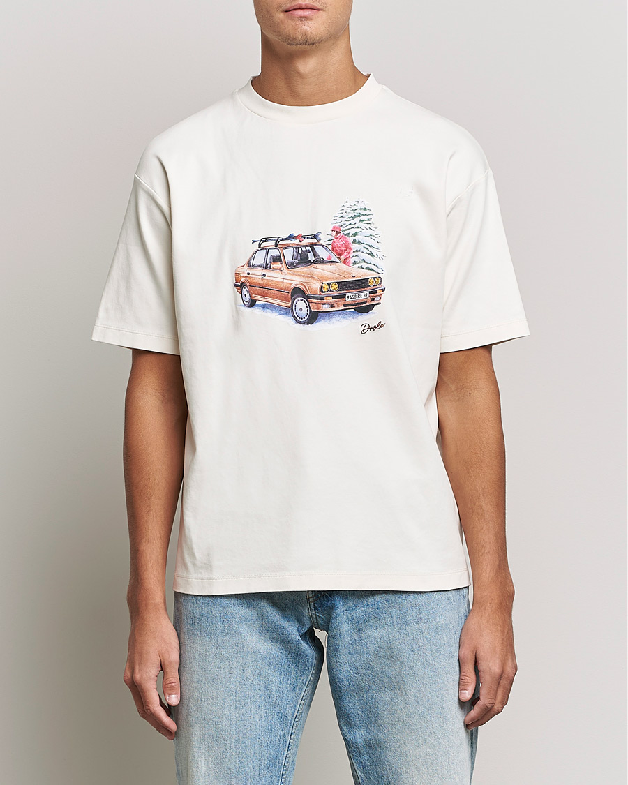 Mies | T-paidat | Drôle de Monsieur | Departe Ski T-Shirt Cream
