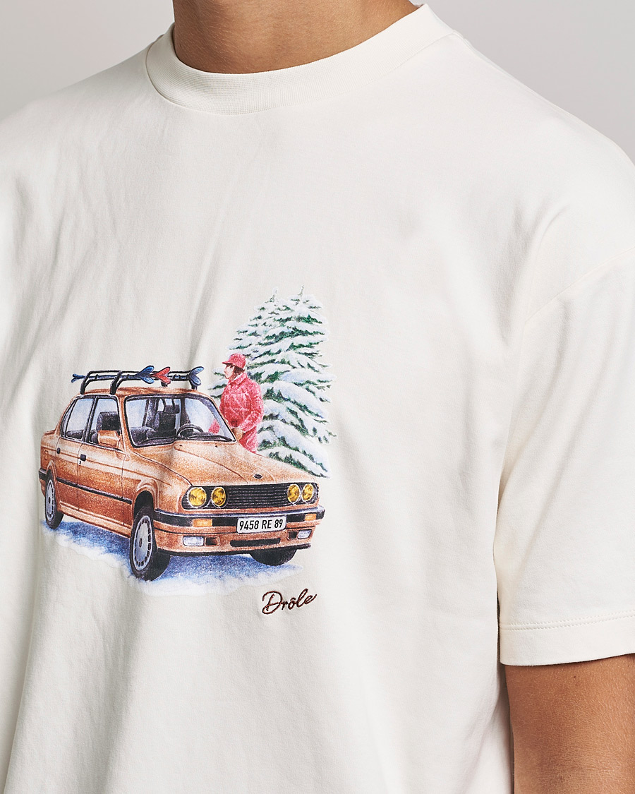 Mies | T-paidat | Drôle de Monsieur | Departe Ski T-Shirt Cream
