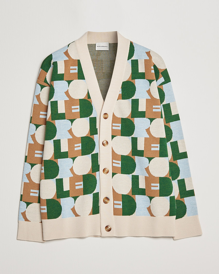 Mies | Puserot | Drôle de Monsieur | Le Cardigan White/Beige