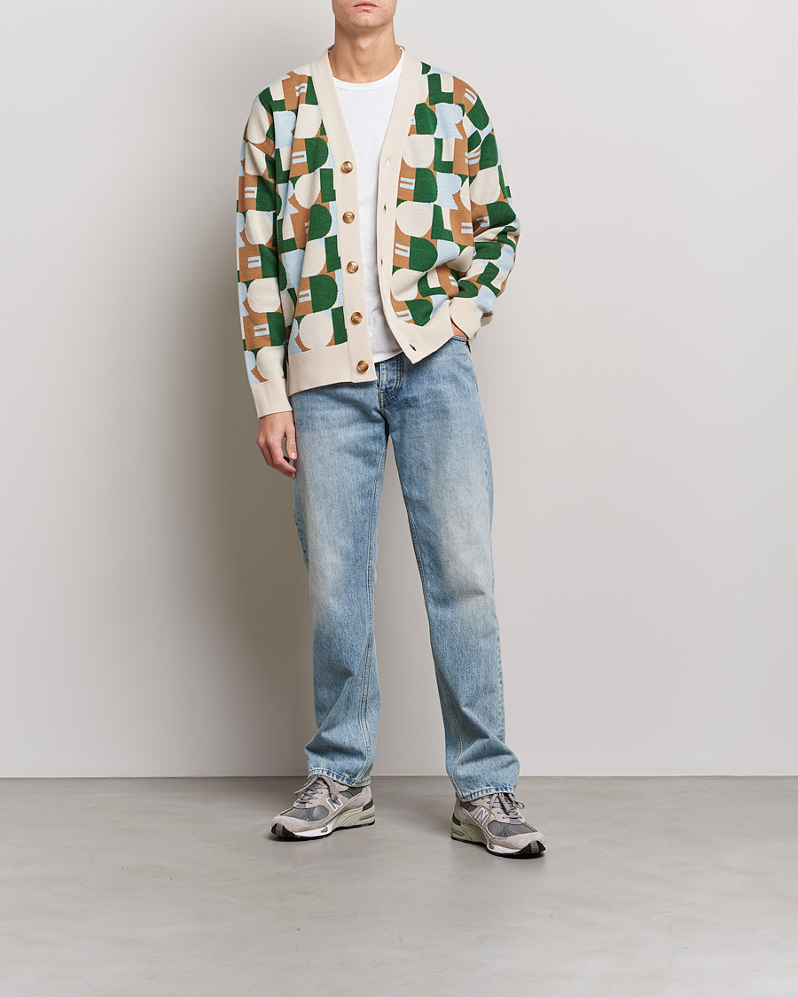 Mies | Puserot | Drôle de Monsieur | Le Cardigan White/Beige