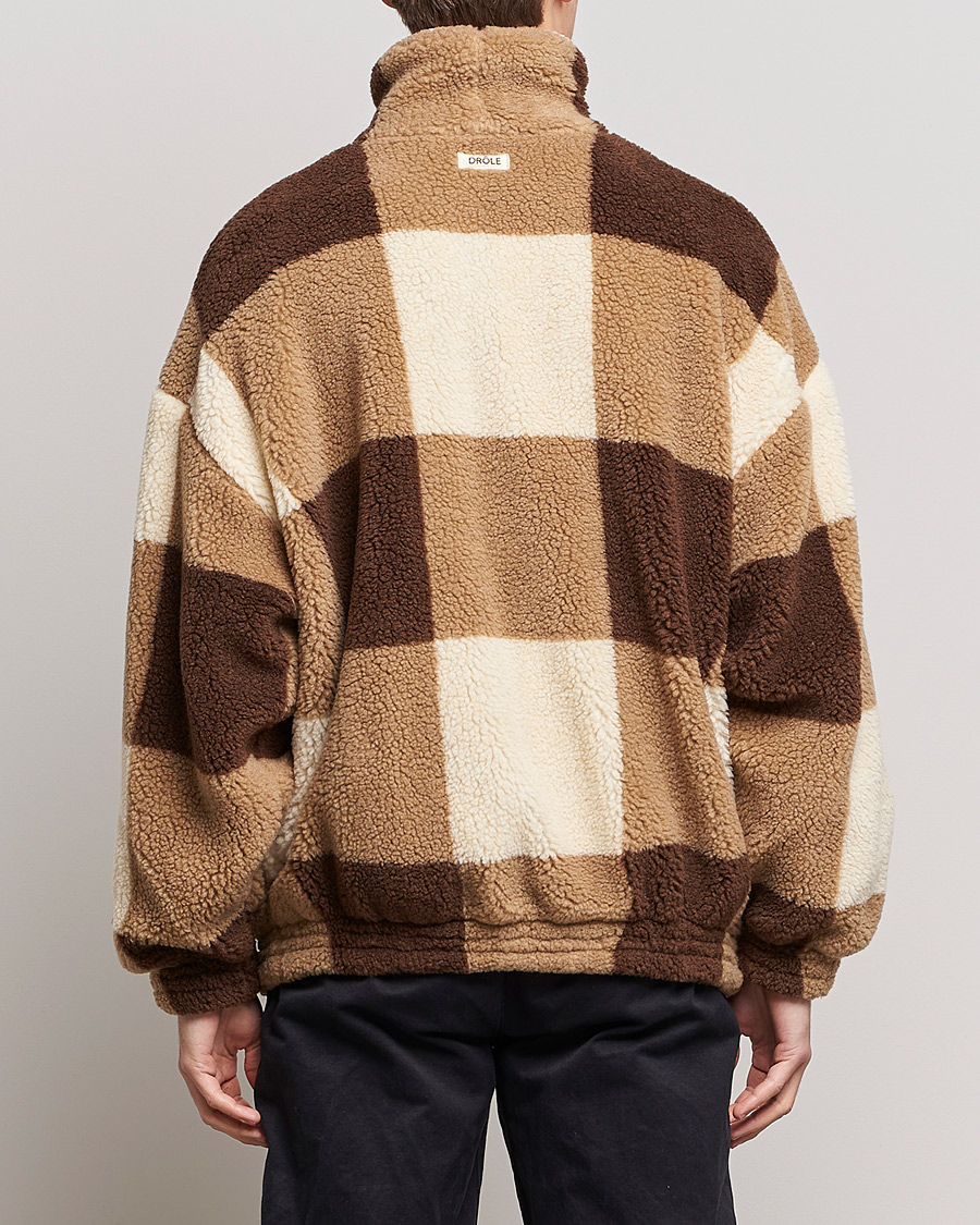 Mies | Takit | Drôle de Monsieur | Teddy Fleece Jacket Brown/Beige