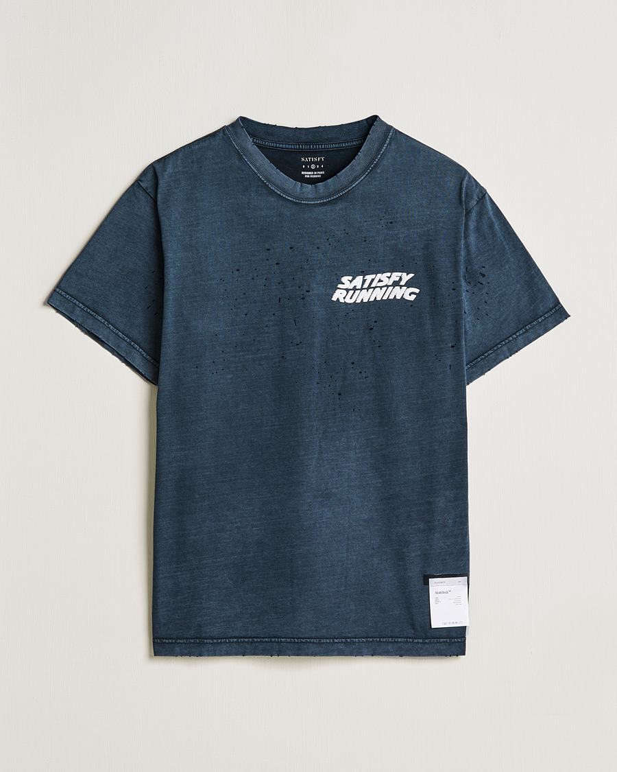 Mies | T-paidat | Satisfy | MothTech T-Shirt Pigment Black