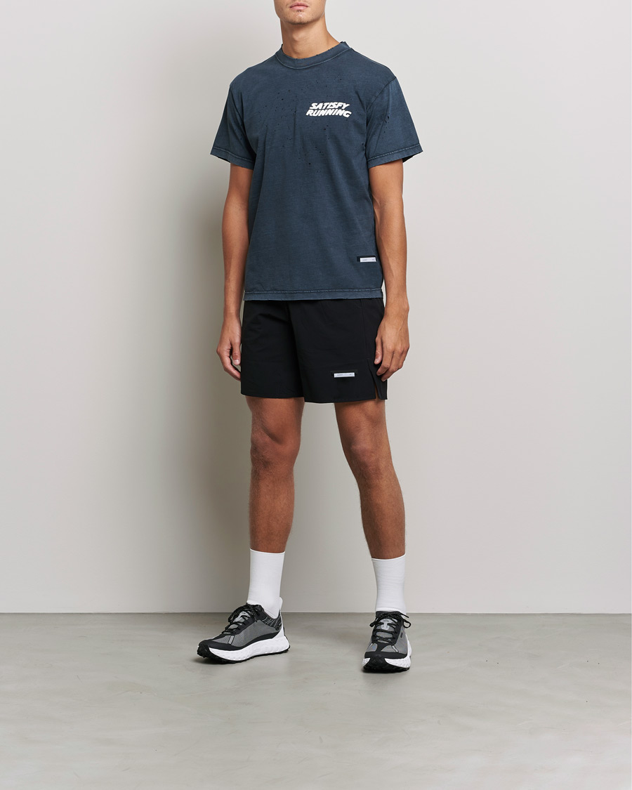 Mies | T-paidat | Satisfy | MothTech T-Shirt Pigment Black