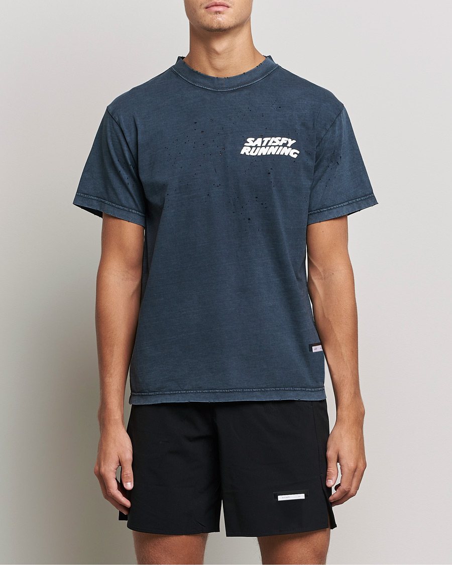 Mies | T-paidat | Satisfy | MothTech T-Shirt Pigment Black