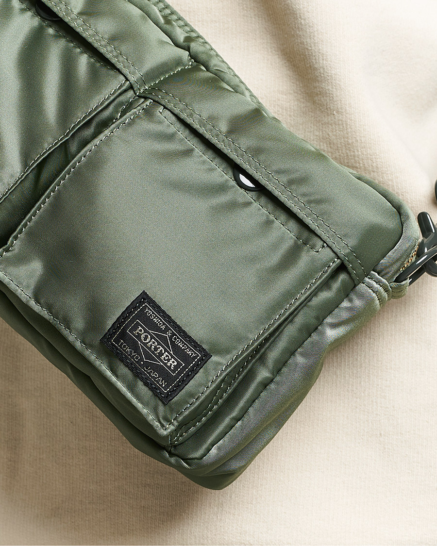 Mies | Porter-Yoshida & Co. Tanker Small Shoulder Bag Sage Green | Porter-Yoshida & Co. | Tanker Small Shoulder Bag Sage Green