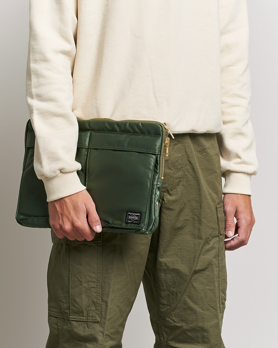 Mies | Porter-Yoshida & Co. Tanker Document Case Sage Green | Porter-Yoshida & Co. | Tanker Document Case Sage Green
