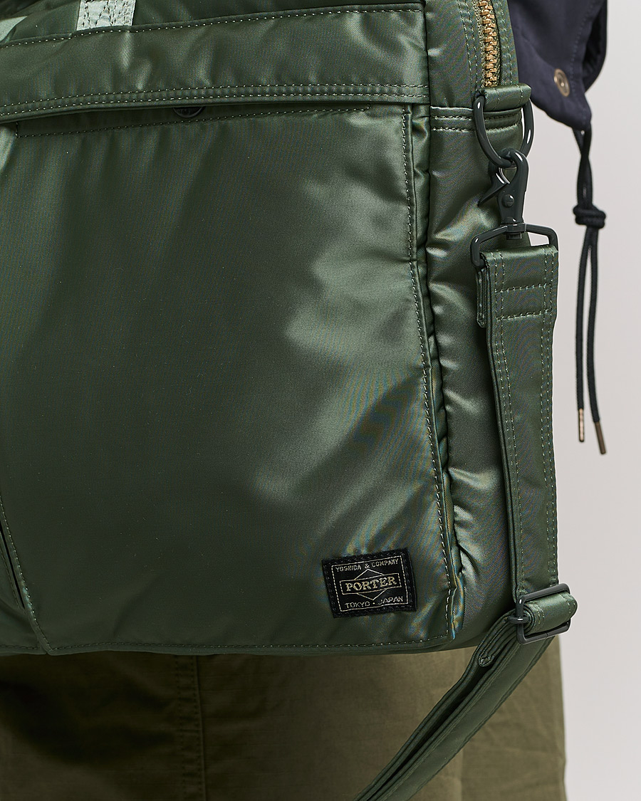 Mies | Porter-Yoshida & Co. Tanker 2Way Briefcase Sage Green | Porter-Yoshida & Co. | Tanker 2Way Briefcase Sage Green