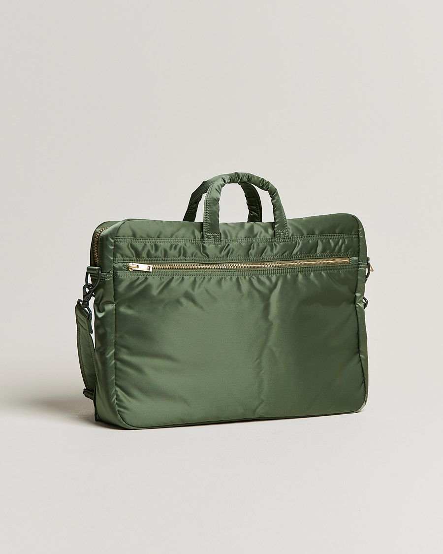Mies | Porter-Yoshida & Co. Tanker 2Way Briefcase Sage Green | Porter-Yoshida & Co. | Tanker 2Way Briefcase Sage Green