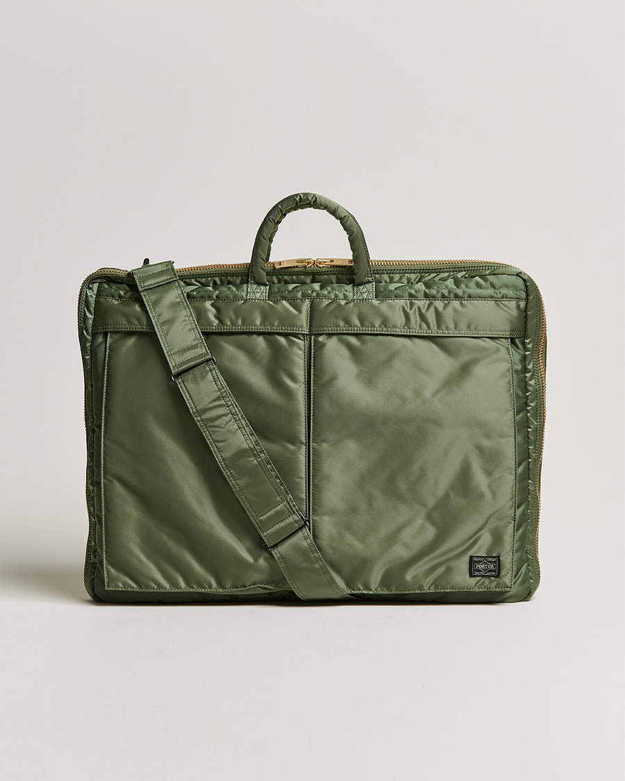 Mies | Porter-Yoshida & Co. Tanker Garment Bag Sage Green | Porter-Yoshida & Co. | Tanker Garment Bag Sage Green