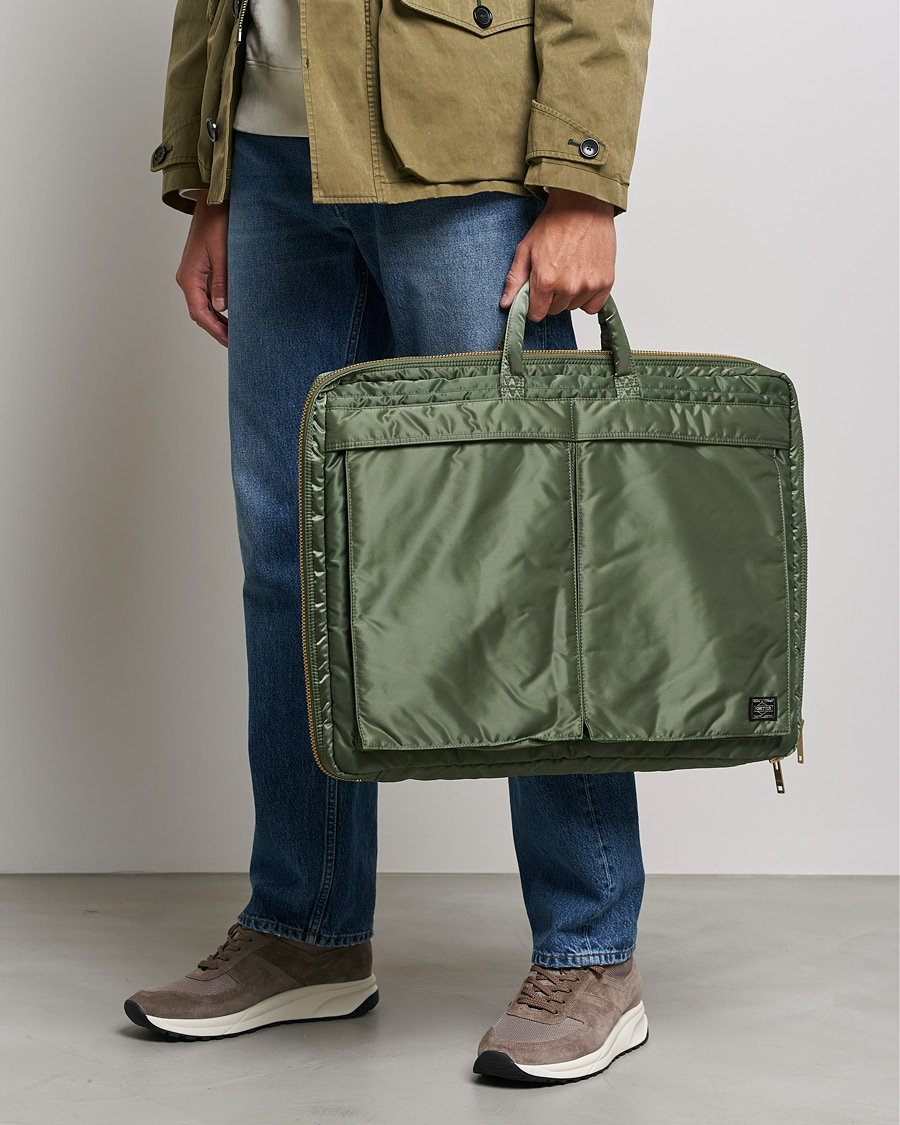 Mies | Pukupussit | Porter-Yoshida & Co. | Tanker Garment Bag Sage Green